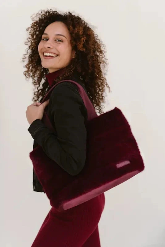 Zebra Trends Emma Shopper Bordeaux Rood Zebra Trends 
