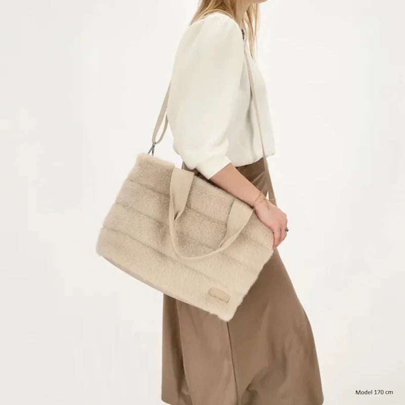 Zebra Trends Emma Shopper Creme Zebra Trends 