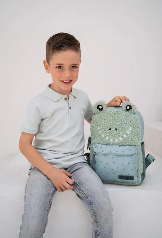 Zebra Trends Kinderrugzak M Buddies Groen Zebra Trends 