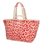 Zebra Trends Richelle Strandtas Luipaard Rood Zebra Trends 