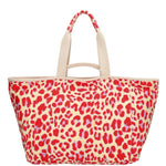 Zebra Trends Richelle Strandtas Luipaard Rood Zebra Trends 
