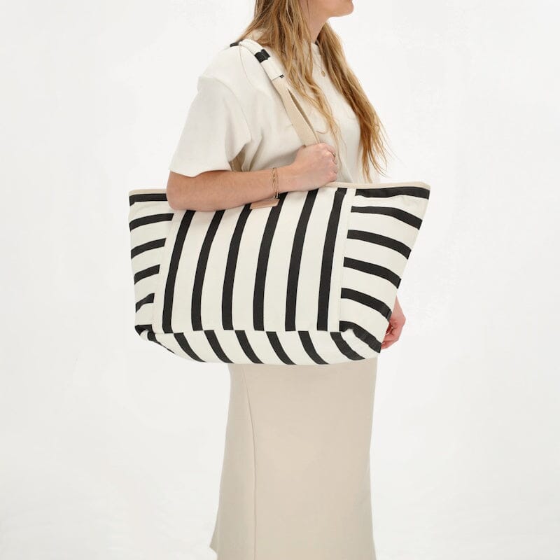 Zebra Trends Richelle Strandtas Zwart / Wit Zebra Trends 