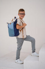 Zebra Trends Rugzak Boys Scott Blauw Zebra Trends 