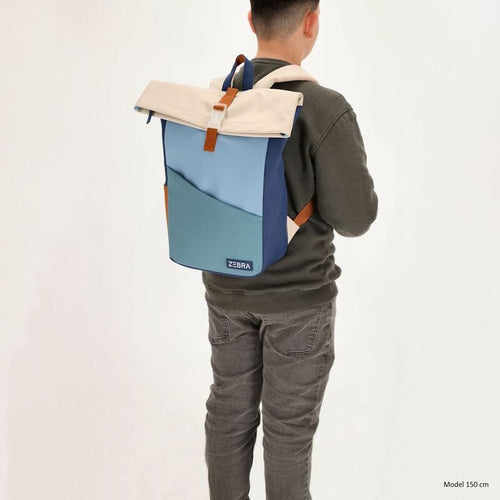 Zebra Trends Rugzak Boys Scott Blauw Zebra Trends 