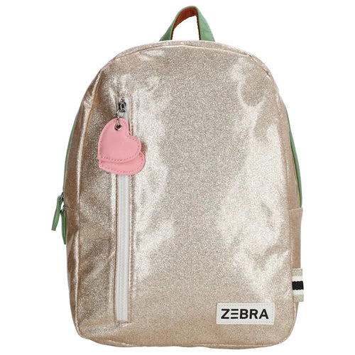 Zebra Trends Rugzak M Girls Goud Zebra Trends 