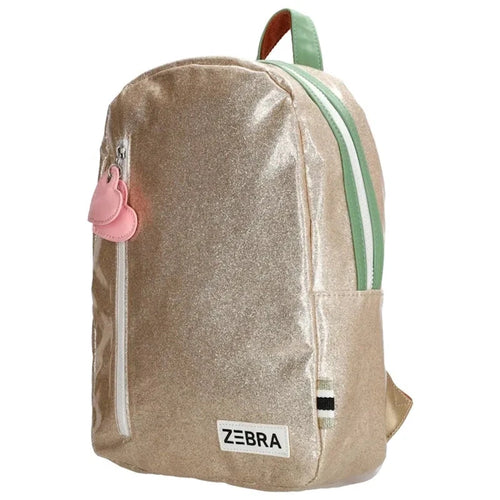 Zebra Trends Rugzak M Girls Goud Zebra Trends 
