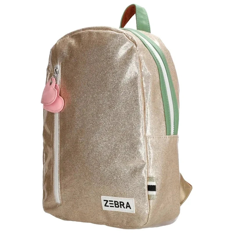 Zebra Trends Rugzak M Girls Goud Zebra Trends 