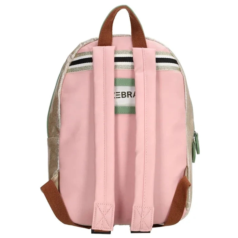 Zebra Trends Rugzak M Girls Goud Zebra Trends 