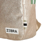 Zebra Trends Rugzak M Girls Goud Zebra Trends 