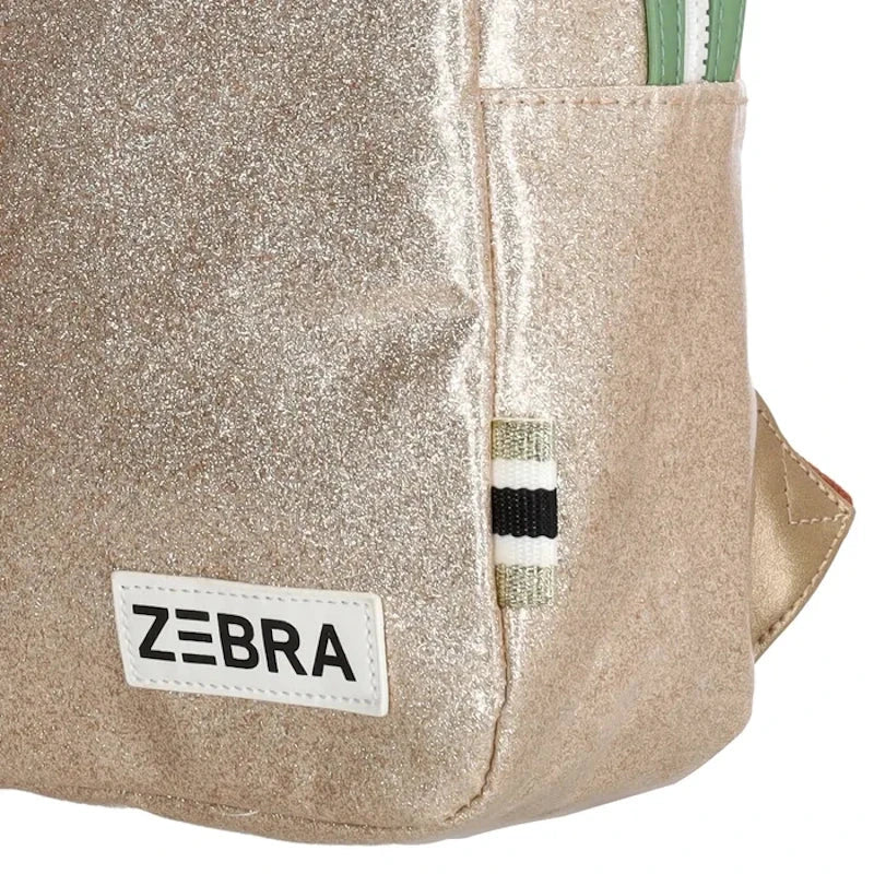 Zebra Trends Rugzak M Girls Goud Zebra Trends 