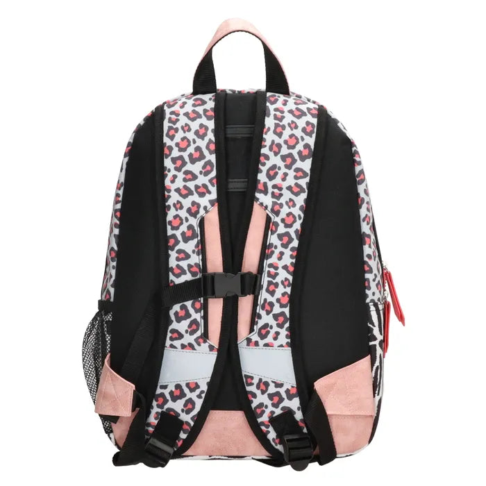 Zebra Trends Rugzak M Girls Tiger Leopard Wit/Roze Zebra Trends 