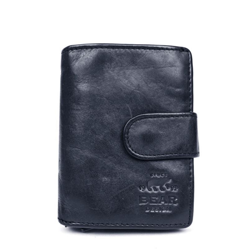 Bear Design Mini Wallet Donkerblauw Bear Design