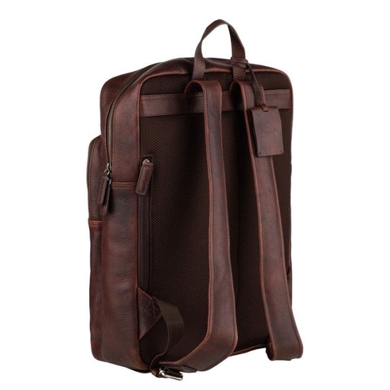 Burkely Antique Avery Laptop Backpack 15,6" Brown Burkely 