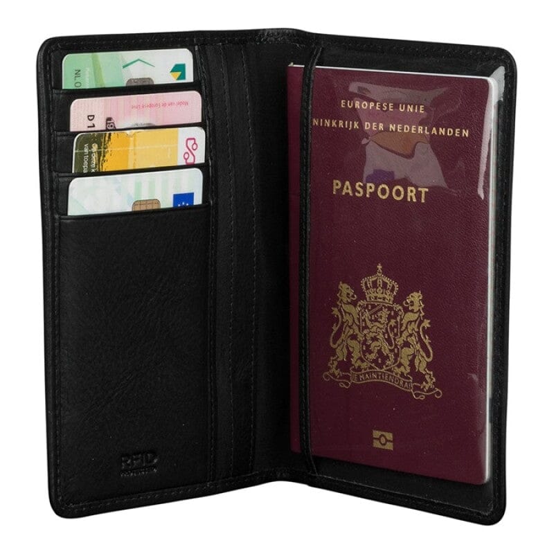 Burkely Antique Avery Passportcover Black Burkely 