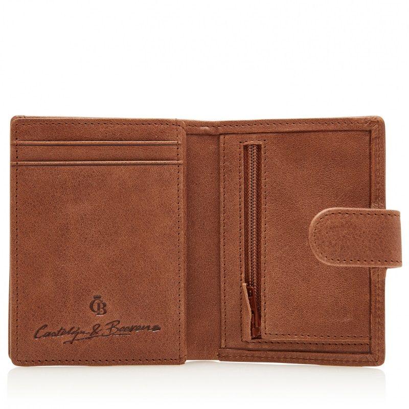 Castelijn & Beerens 72 0856 Mini Wallet RFID Protected Cognac Castelijn & Beerens