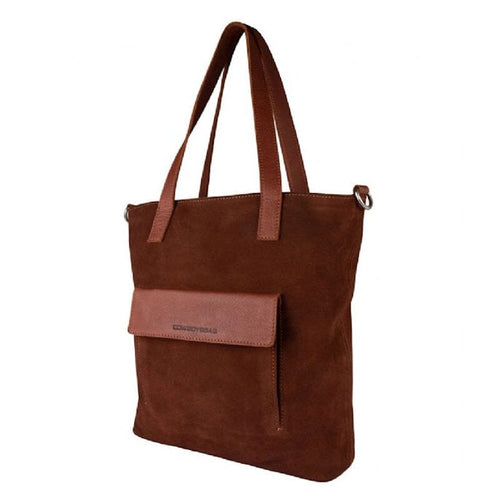 Cowboysbag Bag Colwood Shopper 3409 Dark Tan - Cognac Cowboysbag 