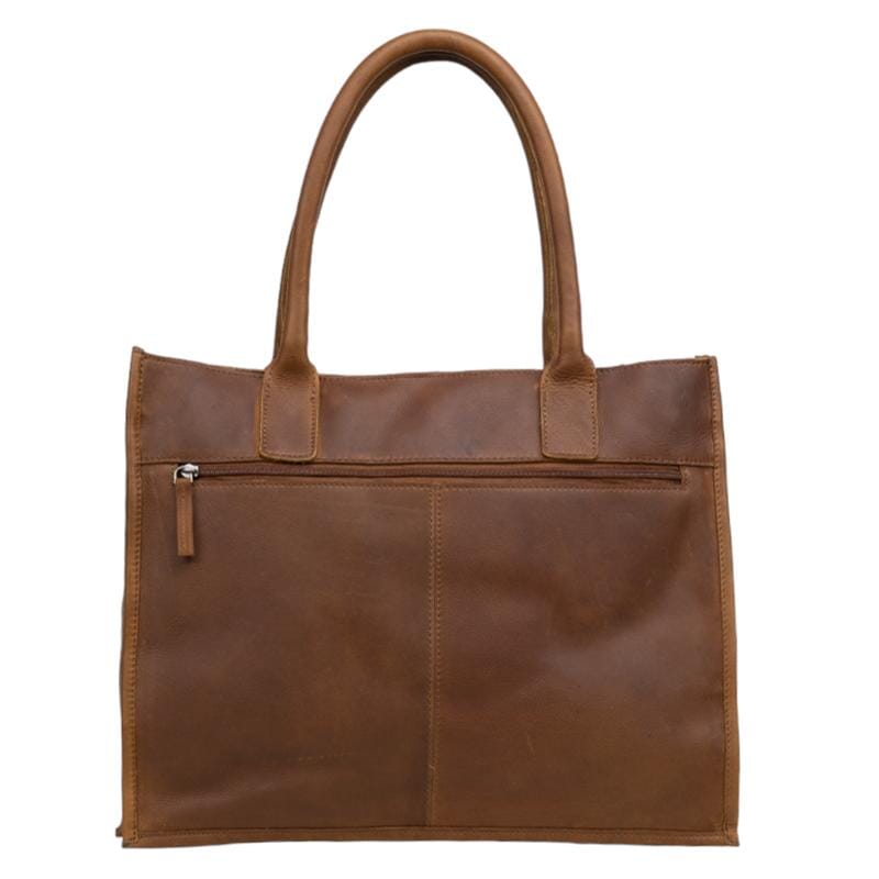 DSTRCT Preston Park Shopper Laptoptas 15" Cognac Dstrct 