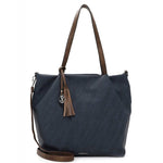 Emily & Noah Elke Bag in Bag Shopper L Blue Taupe Emily & Noah 