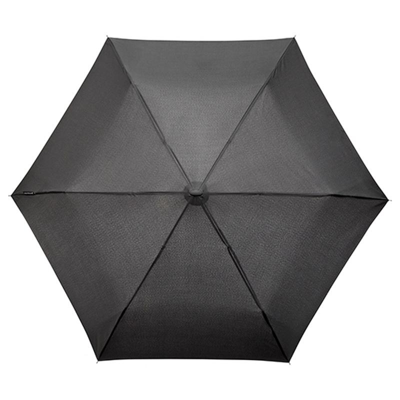 Falconetti MiniMax Platte Opvouwbare Paraplu Zwart Falconetti