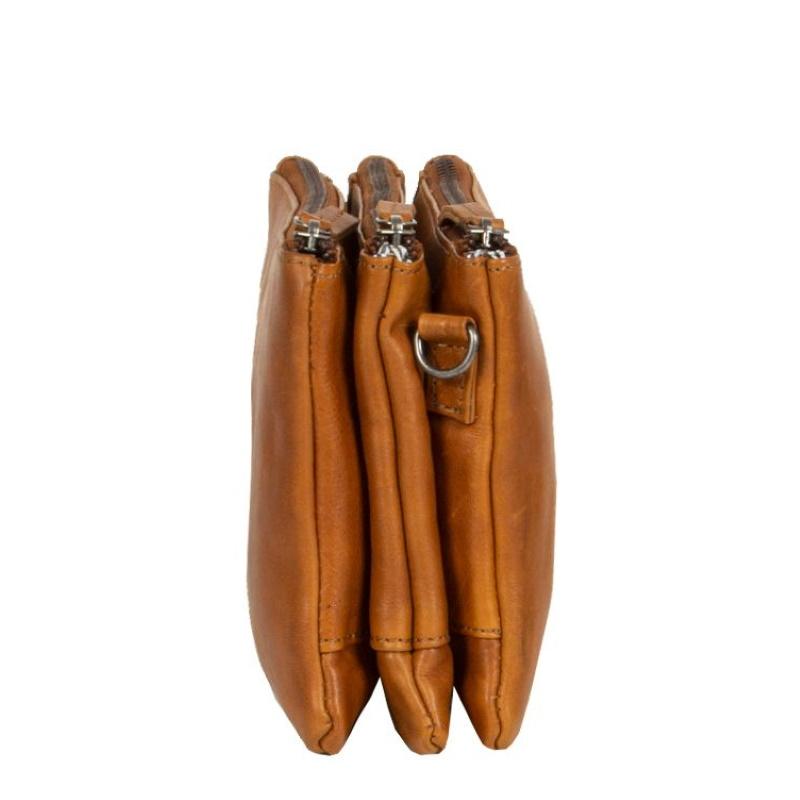 Borsa Porta Cellulare Caseroxx Per HOMTOM Zoji Z33 – Pelle Marrone, Con Clip Girevole E Portacarte, Custodia Esterna