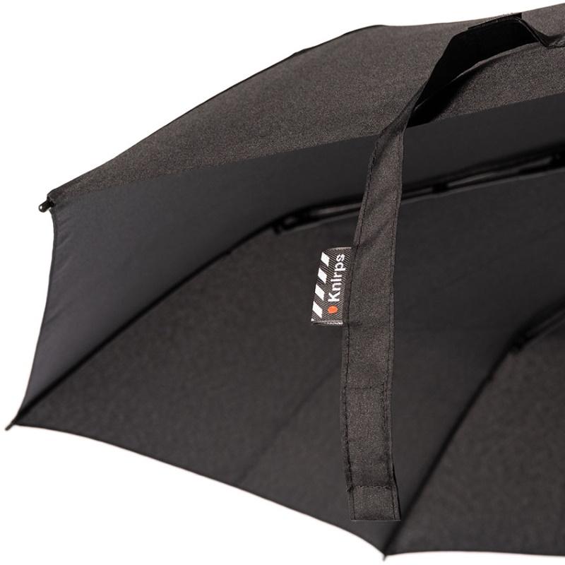 Knirps A050 Handmatige Lichtgewicht Paraplu Zwart Knirps