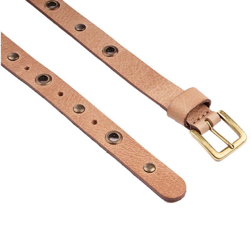 Legend Leren Riem 20209 Maat 95 Ecru - Goud Legend