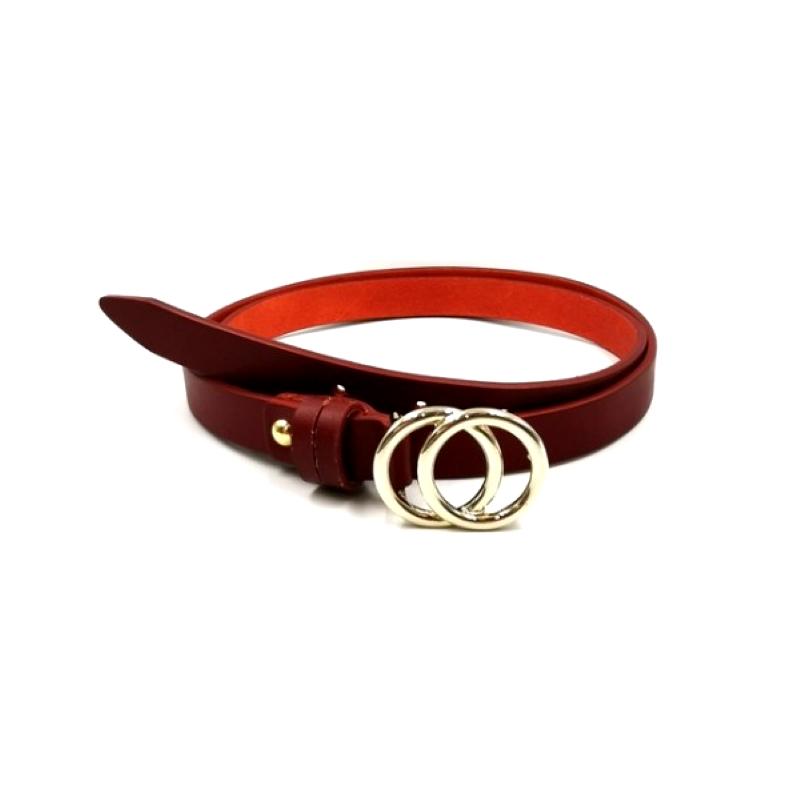 Milano Belts Dames Centuur Tortona Rood Milano Belts