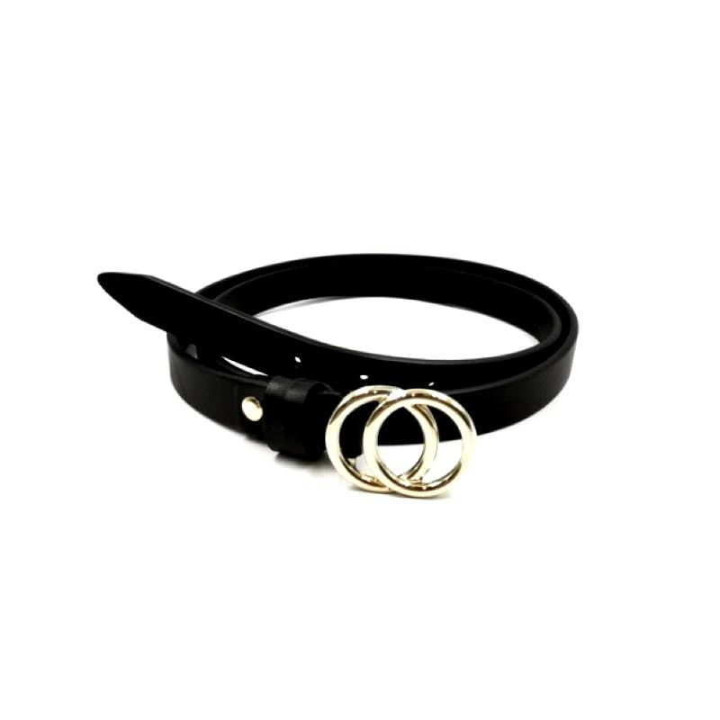 Milano Belts Dames Centuur Tortona Zwart Milano Belts