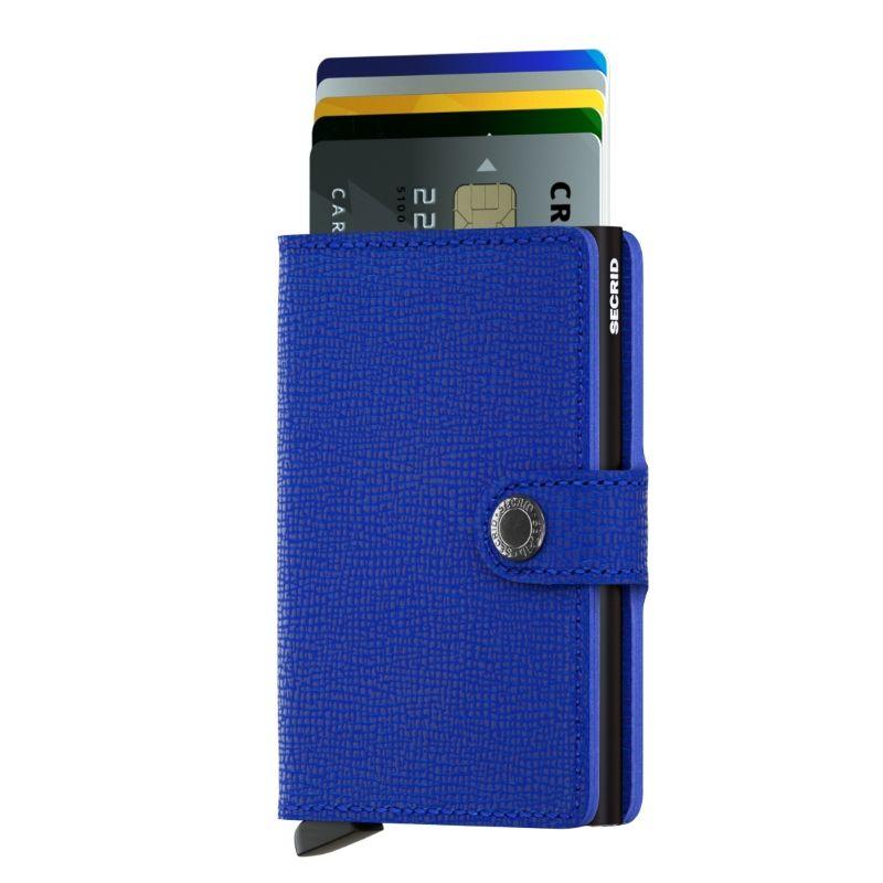 Secrid Mini Wallet Crisple Blue-Black Secrid