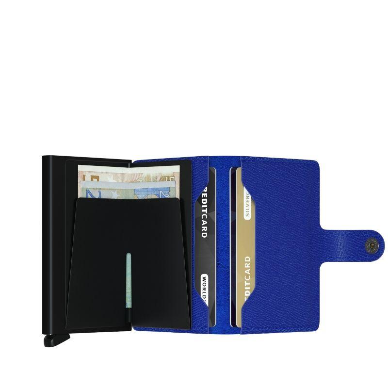 Secrid Mini Wallet Crisple Blue-Black Secrid