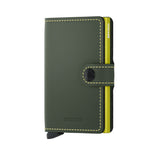 Secrid Mini Wallet Matte Green Lime Secrid