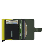 Secrid Mini Wallet Matte Green Lime Secrid