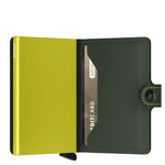 Secrid Mini Wallet Matte Green Lime Secrid