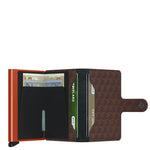 Secrid Mini Wallet Optical Brown Orange Secrid