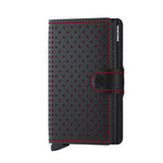 Secrid Mini Wallet Perforated Black Red Secrid