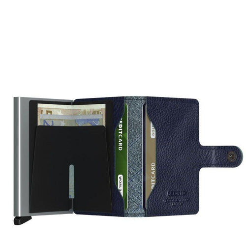 Secrid Mini Wallet Stitch Linea Navy Secrid