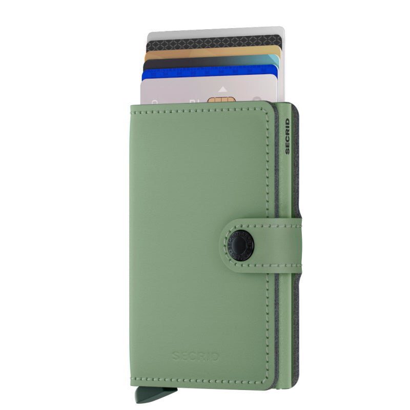 Secrid Mini Wallet Yard Powder Pistachio Secrid