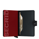 Secrid Miniwallet Matte Black & Red Secrid