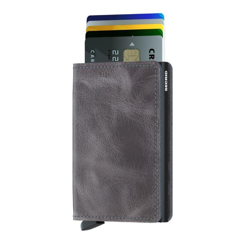 Secrid Slim Wallet Vintage Grey-Black Secrid