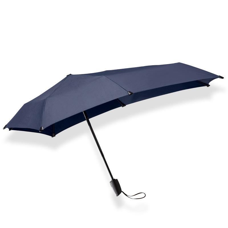 Senz° Mini Automatic Opvouwbare Storm Paraplu Donkerblauw Senz