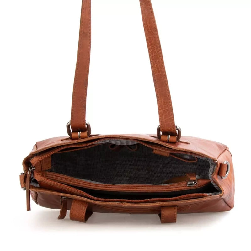 Spikes & Sparrow Bronco Oklahoma Shoulderbag / Shopper Brown Spikes & Sparrow 