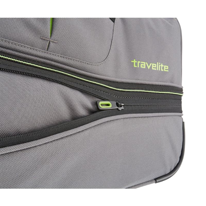 Travelite Basics Active Wieltas 55 cm Grey-Green Expandable Line